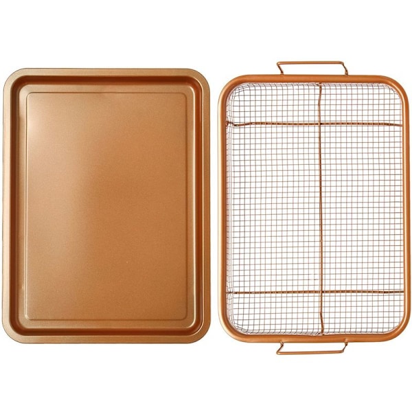 Non-Stick Mesh Pan Air Fryer Ugn Mesh Bakgaller Bricka Korg Verktyg