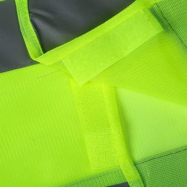 break varselväst fluorescerande gul reflexväst 4-delars set