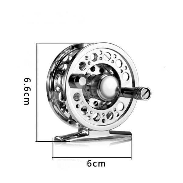 Handdriven flugfiskerulle