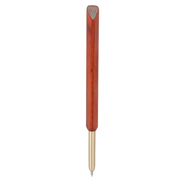 1 st hårritningsskrapstift trä triangulär pennkropp ritverktyg konsttillbehör 0,5 mm