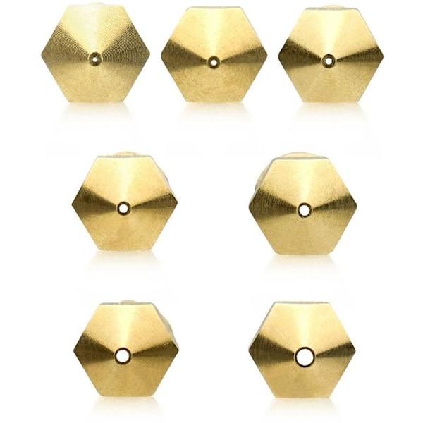 24 Stycken Skrivarmunstycken MK8 Munstycke, 0.2 mm, 0.3 mm, 0.4 mm, 0.5 mm, 0.6 mm, 0.8 mm, 1 mm, Munstyckessats, Kompatibel med Makerbot CR-10 3D-skrivare