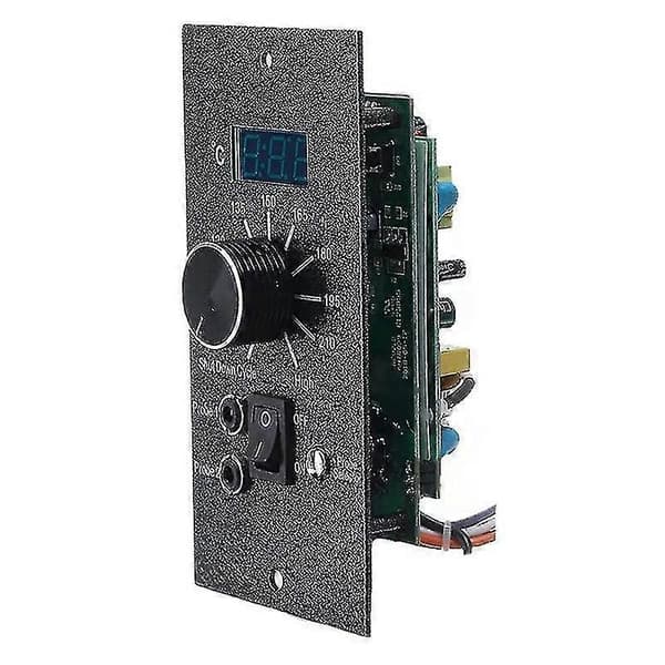 Opgrader Digital Termostat Kontrolpanel til Pillegrill Udskiftning Sort Black