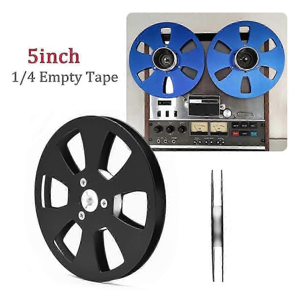 Rullbandspelare Tom 5 tums silvermetallrulle