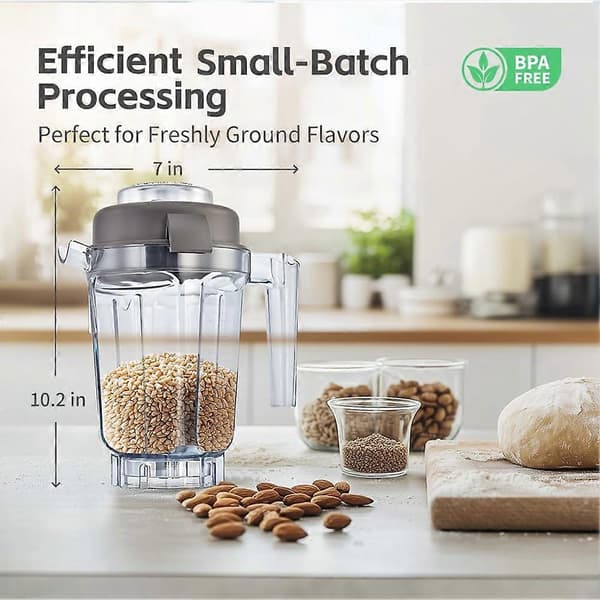 Tørkornbeholder 32oz til Vitamix, Beholder til 5200 7500 750 E310 5000 VM0197 VM0101 Professional/Explorian Blender