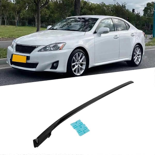 1 par vinduesstolpeform med clips-sæt til IS250 06-13 sort Black