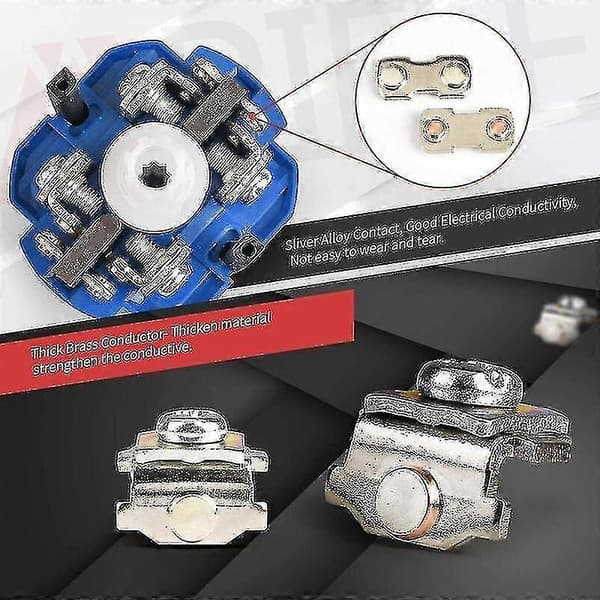 Universal drejekontakt 20A 690V 3 positioner 8 terminaler