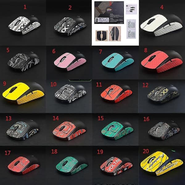 Håndlavet skridsikker svedabsorberende museskind til Logitech G Pro X Superlight 5