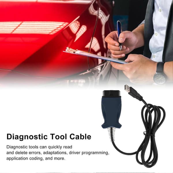 USB-interface K+DCAN-kabelkontakt OBD2-scanningsdiagnoseværktøj til E60 E61 E81 E70 E83 E87 E90 E91 E92 E93