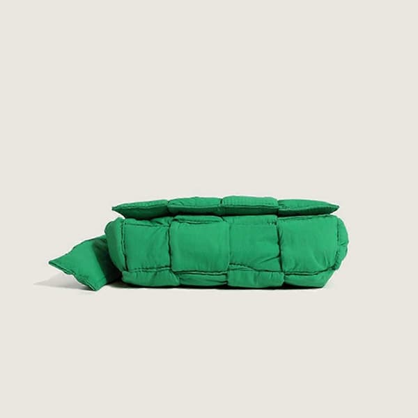 Puffer Vävd Väska Bomull Kassett Vadderade Designer Crossbody Väskor-Utmärkt-Bra