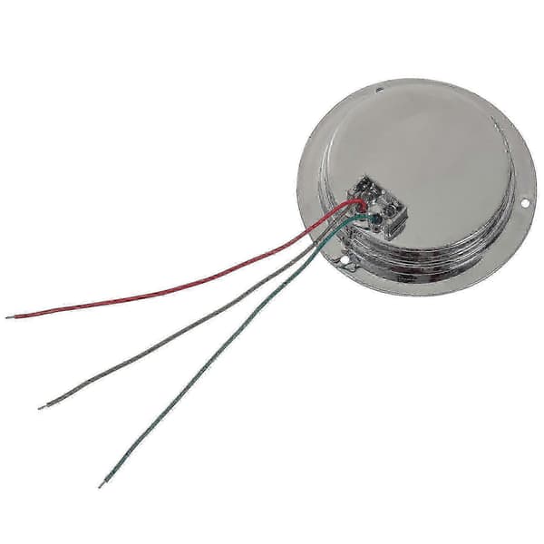 4-pack vattentäta röda LED-släpvagnslampor 24 LED rund flänsmontering 4 tum