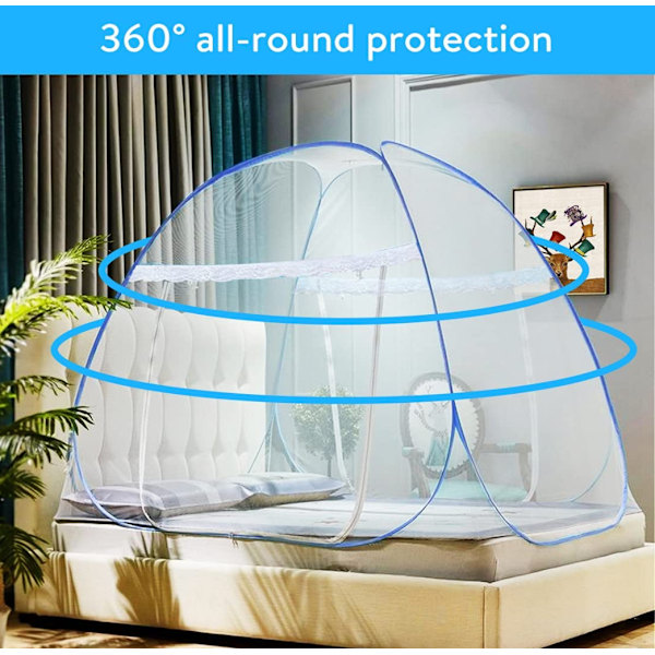 Mongoliskt yurt myggnät utan ståltrådsinstallation (vanlig dubbeldörr med bottenbredd 120*längd 190*höjd 140)
