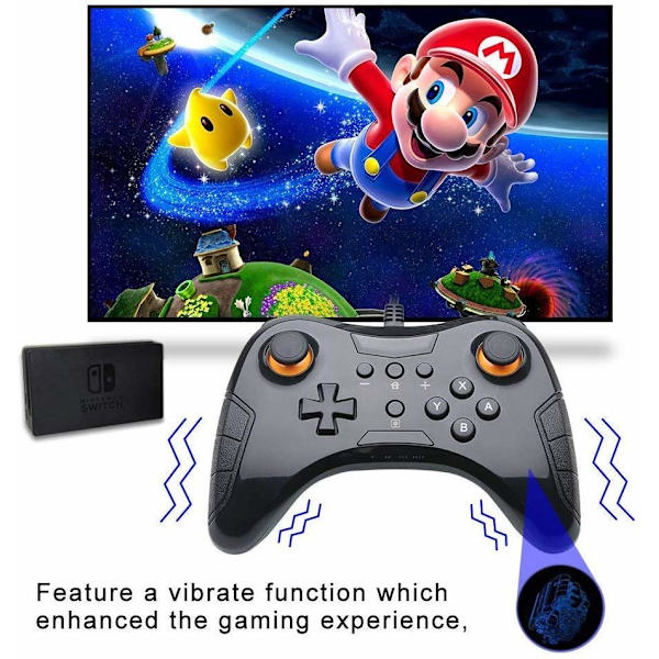 Trådad handkontroll för Nintendo Switch