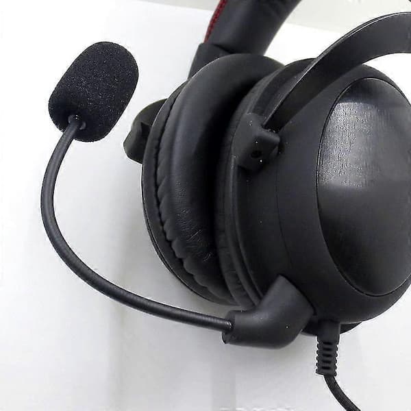 Til Hyperx Cloud Ii Erstatningsheadset Mikrofon Sort Black