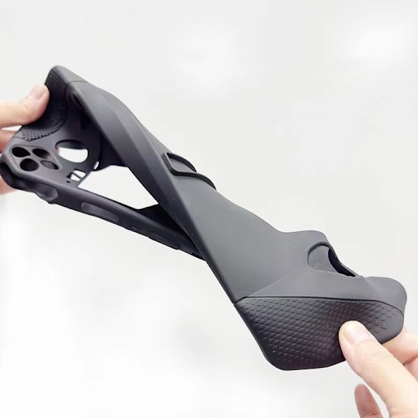 Suojakotelo ASUS Rog Ally -pelikonsolille sisäänrakennetulla jalustalla Svart Sort