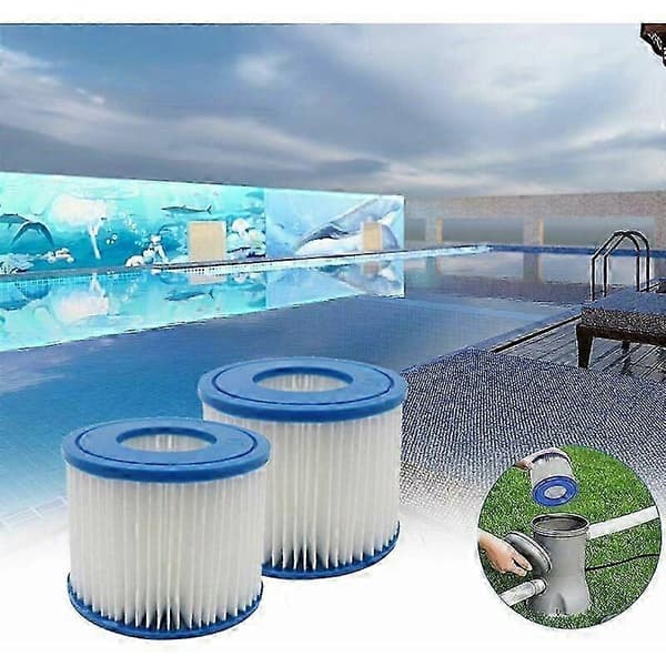 6-pak Summer Waves Pool Spa Filtre - Type D Erstatningspatron til Rent Vand