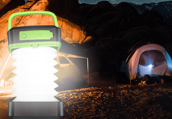 Camping Lampe Solcellelampe LED Lampe (Grøn (Solcellehavelampe))