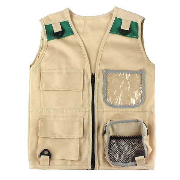 Børne Explorer Vest og Hat Sæt - Holdbart Udendørs Kostume