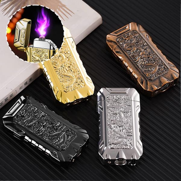 Multiverktyg Arc Tändare Överlevnadsutrustning Multifunktionell Robust Zinklegering Affärspresent Orm Antik Brons Snake Jinbing