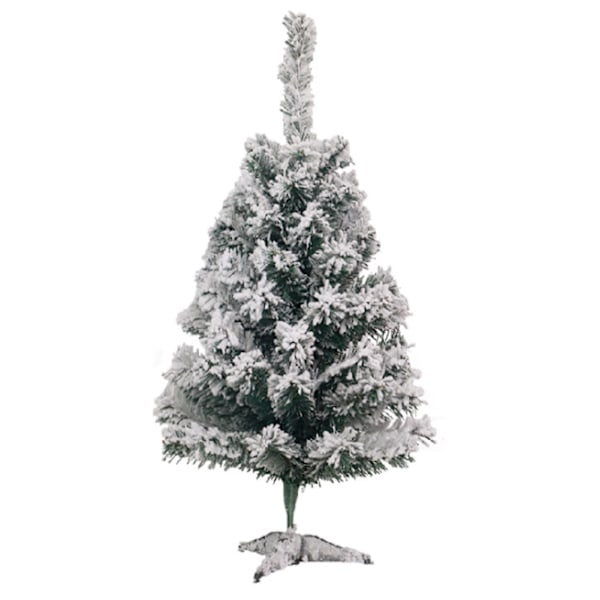 Joulukuusen lumetus, joulukoristepuu lumihiutale-maisemalla (120cm-100T lumetuspuu)