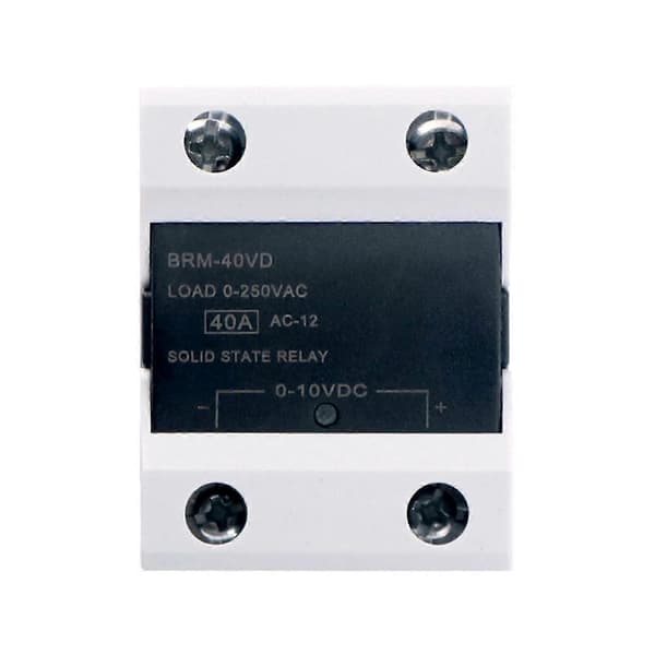 BRM-40VD 40A 0-10V DC Sisääntulo 0-250V AC Kuorma Solid State Rele Jännitteensäädin Mengxi