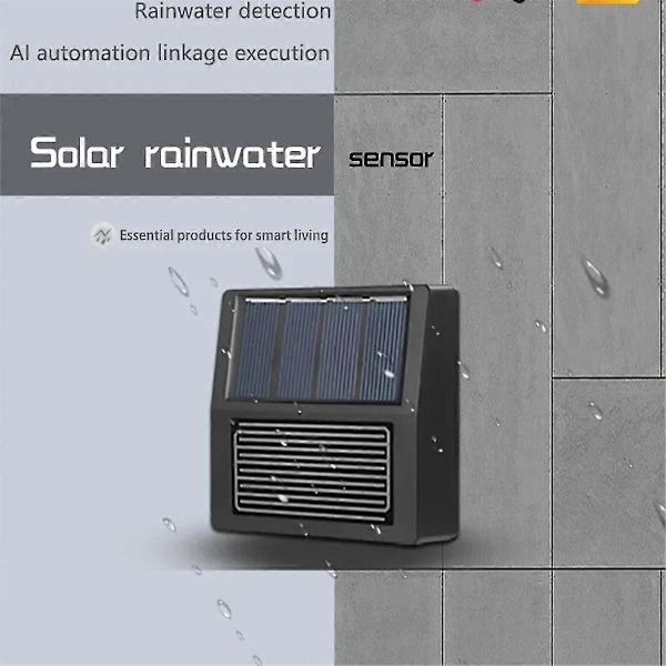 Solcellsdriven regnsensor med Zigbee-teknik