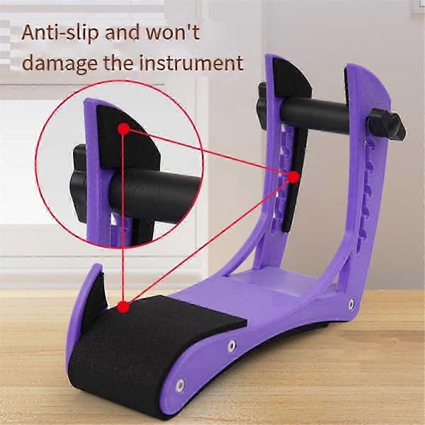 Slitstarkt gitarrstöd för långa sessioner Lila Purple