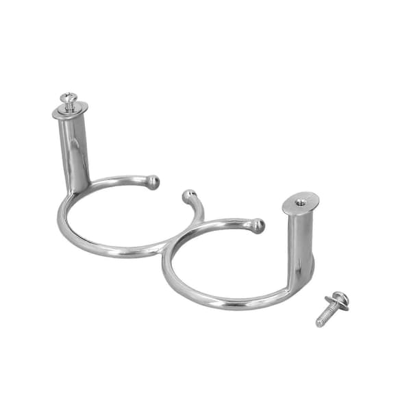 Dobbelt åben ring kopholder 316 rustfrit stål universal til båd spillebord sofa biler