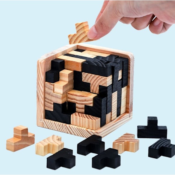 Kreativ Dekompression 54T Luban Lås Tetris Pædagogisk Fritid Intelligens Legetøj til Børn Voksne,