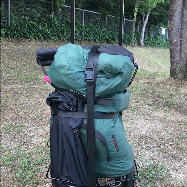 Repun Kiinnityssolki Matkatavaravyö Pakkausvyö Matkalaukun Solki Matkatavaravyö Musta 188cm*2.5cm 4kpl