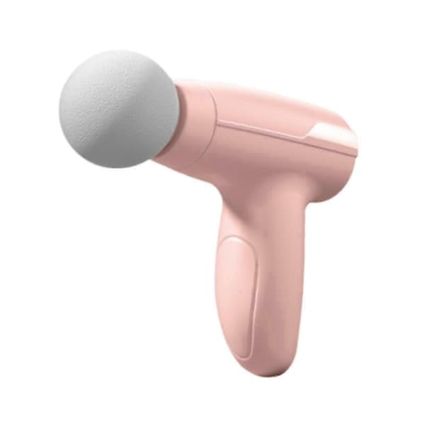 Perkussionsmassageapparat USB håndholdt muskelmassage til ben, hele kroppen, arm pink