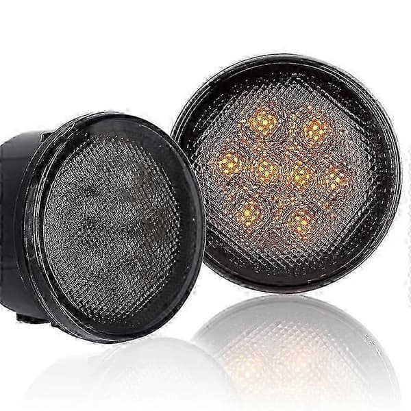 LED Blinklys foran til 2007-2017 Jeep Wrangler JK med gule lys combo combo