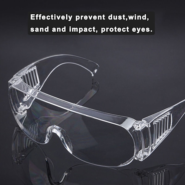 Skyddsglasögon med transparenta linser