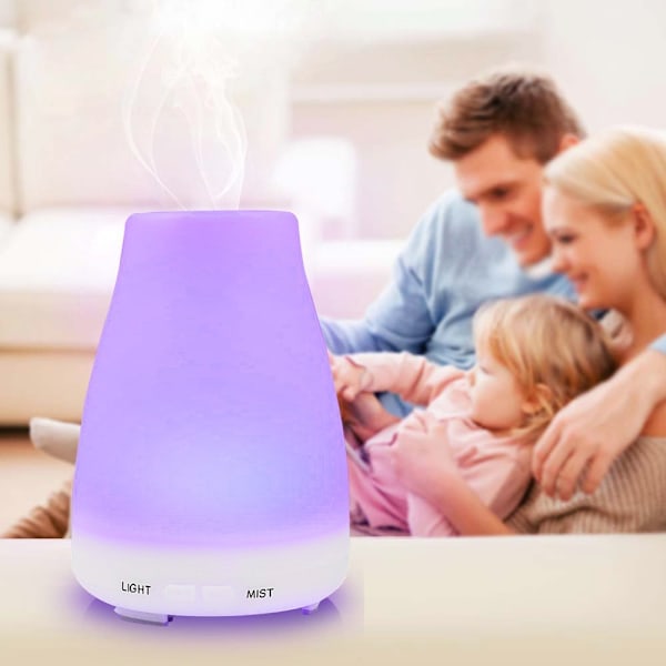 Aroma Diffuser - Luftfugter og Aromalampe 150 ml 150 ml