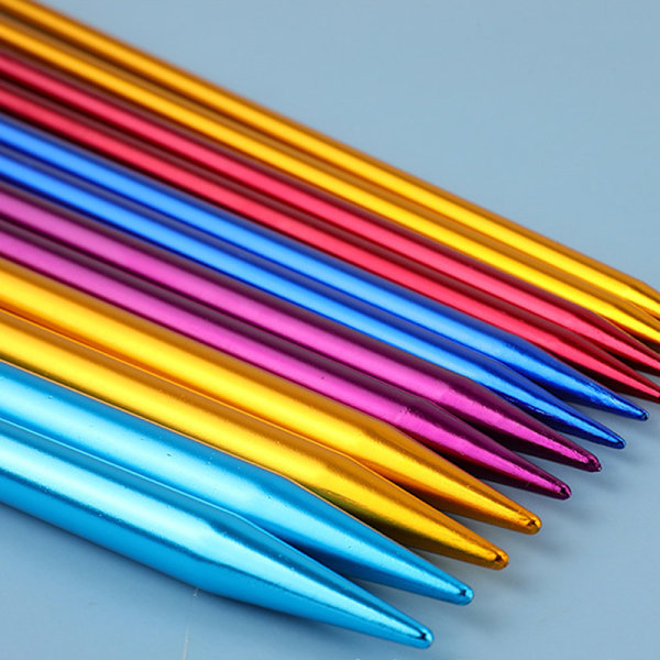14 par 35cm färgglada stickor set