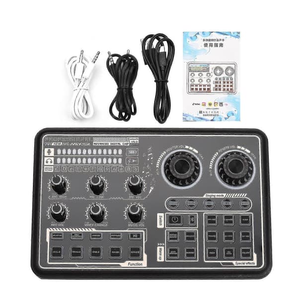 SK600 Multifunktions lydkort med trådløs BT til TY Audio Mixer