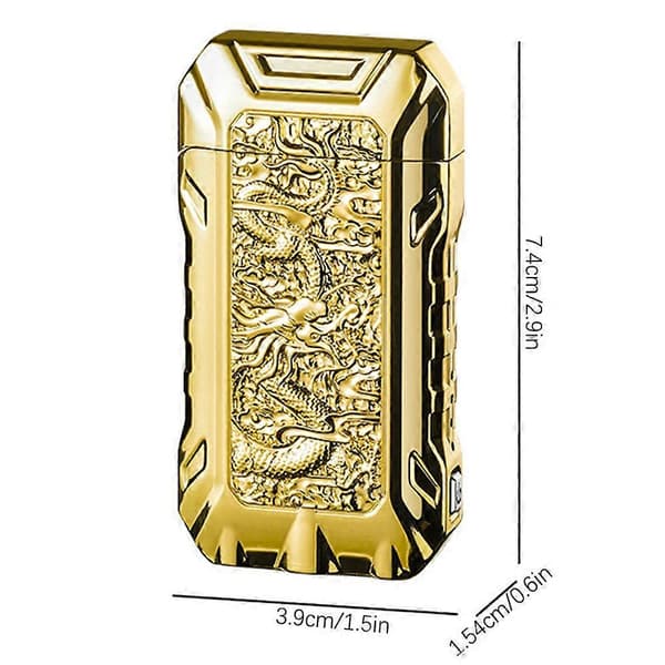 Multiverktyg Arc Tändare Överlevnadsutrustning Multifunktionell Robust Zinklegering Affärspresent Tiger Silver Is Snake Ancient Bronze