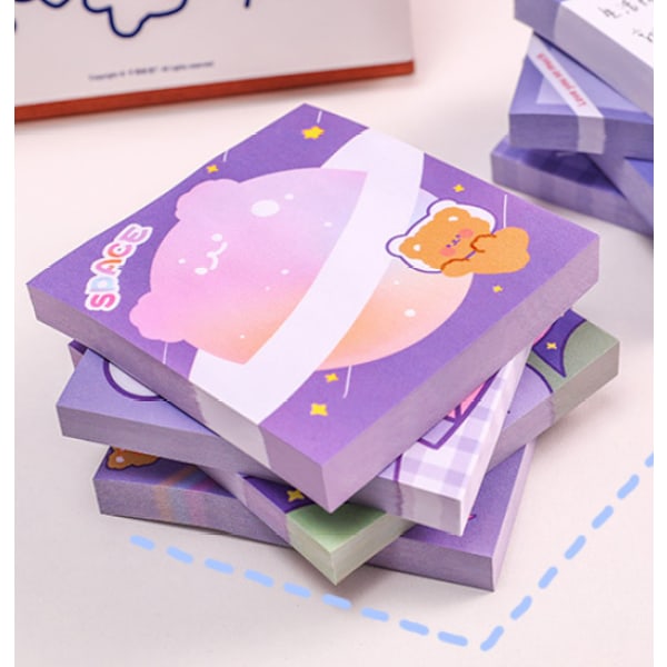 Søde tegneserie kanin sticky notes (Planet Bear*50 stk.)