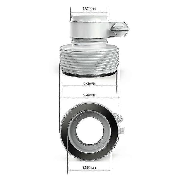 Intex Poolslangadapter Typ B 29061E 4st för klämfästen omvandlare