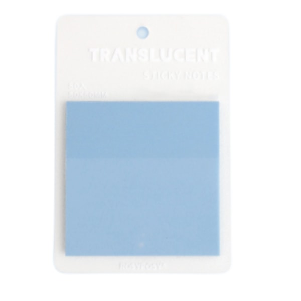 Transparenta Post-it Notes Reflektionsserie Kreativa Klisterlappar Starka Skrivlappar Memolappar Papper (Månskensnatt)
