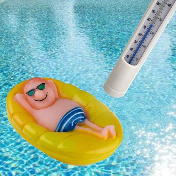 Flydende termometer til udendørs og indendørs swimmingpool med tegneseriemønster