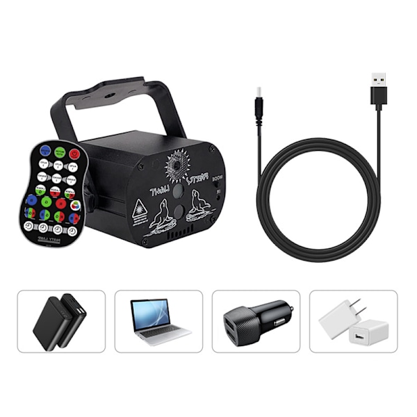 Starry Night Projector - Mini USB Laser Light