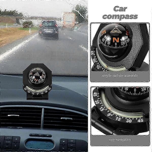 Bilkompas Kugleformet Variabel Navigation Dashboard Bilkompas Retningsviser Til Bil Båd Cykling Vandring