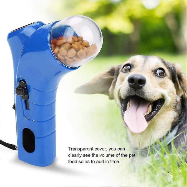 Hundefoderautomat, kæledyrsgodbidderkaster, der udsender hvalpesnackdispenser