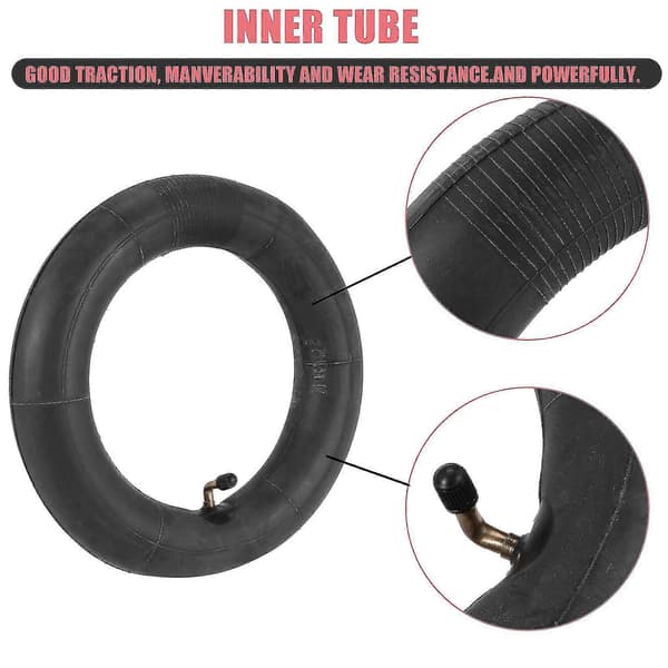 10 tums innerslang för elscooter, 2-pack för 10x2.125 10x2 däck