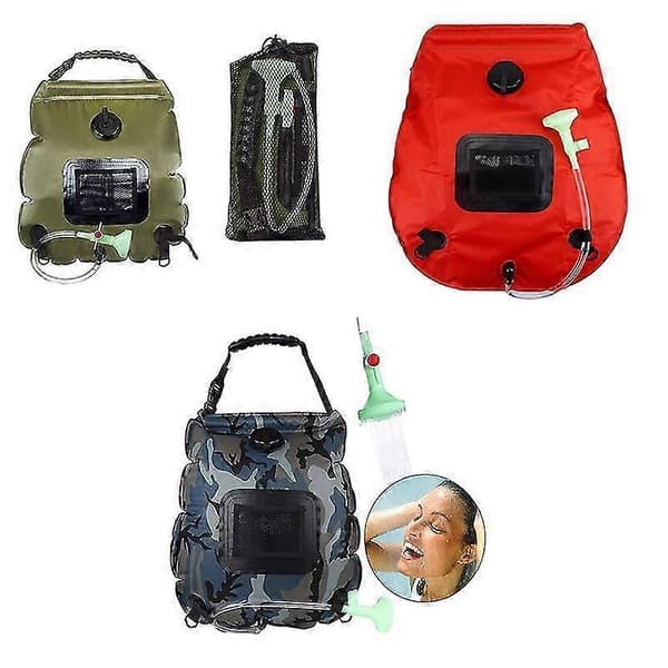 Ny 20l Solbruser Camping Solvarmer Taske Campingbruser Solbruserpose