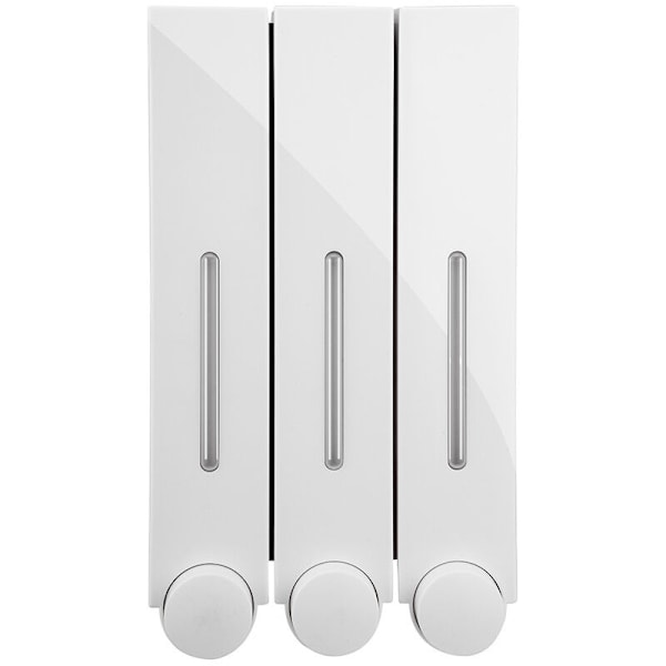 6028 Vit Tre Koppar Handpressad Tvåldispenser