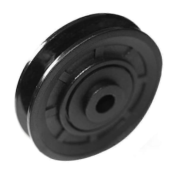 4 stk. 70 mm diameter slidstærk lejeskive til kabelmaskine, sort Black