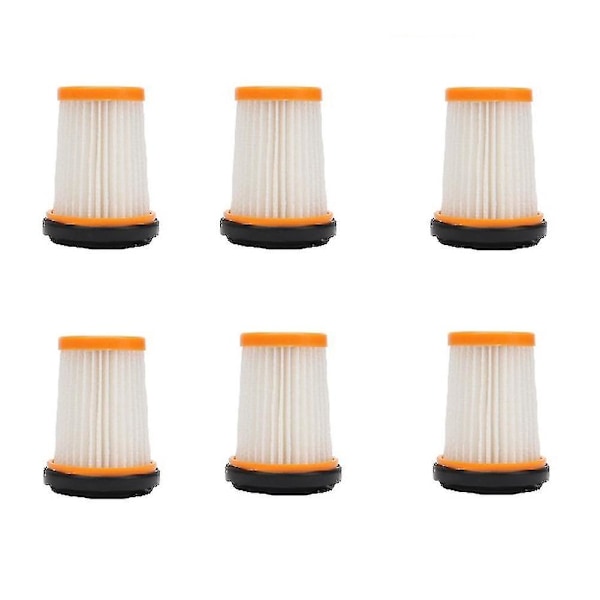 6 st Dammsugartillbehör Filterelement för W1/w2/w3/wv200/wv205-yuhao