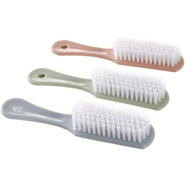3 st Plast Skoborstar, Nordisk-Rosa*1, Nordisk-Blå*1 Nordisk-Grön*1