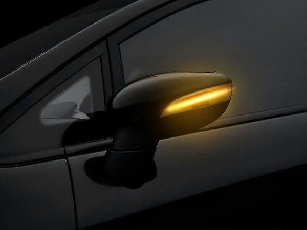 Dynamisk LED-sidodörr Vingspegel Blinkers Ljus För Ford Fiesta Mk7 B-max